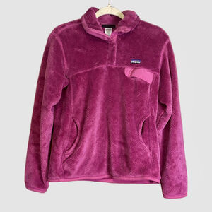 Patagonia Fuchsia Fleece Pullover Sweatshirt M
